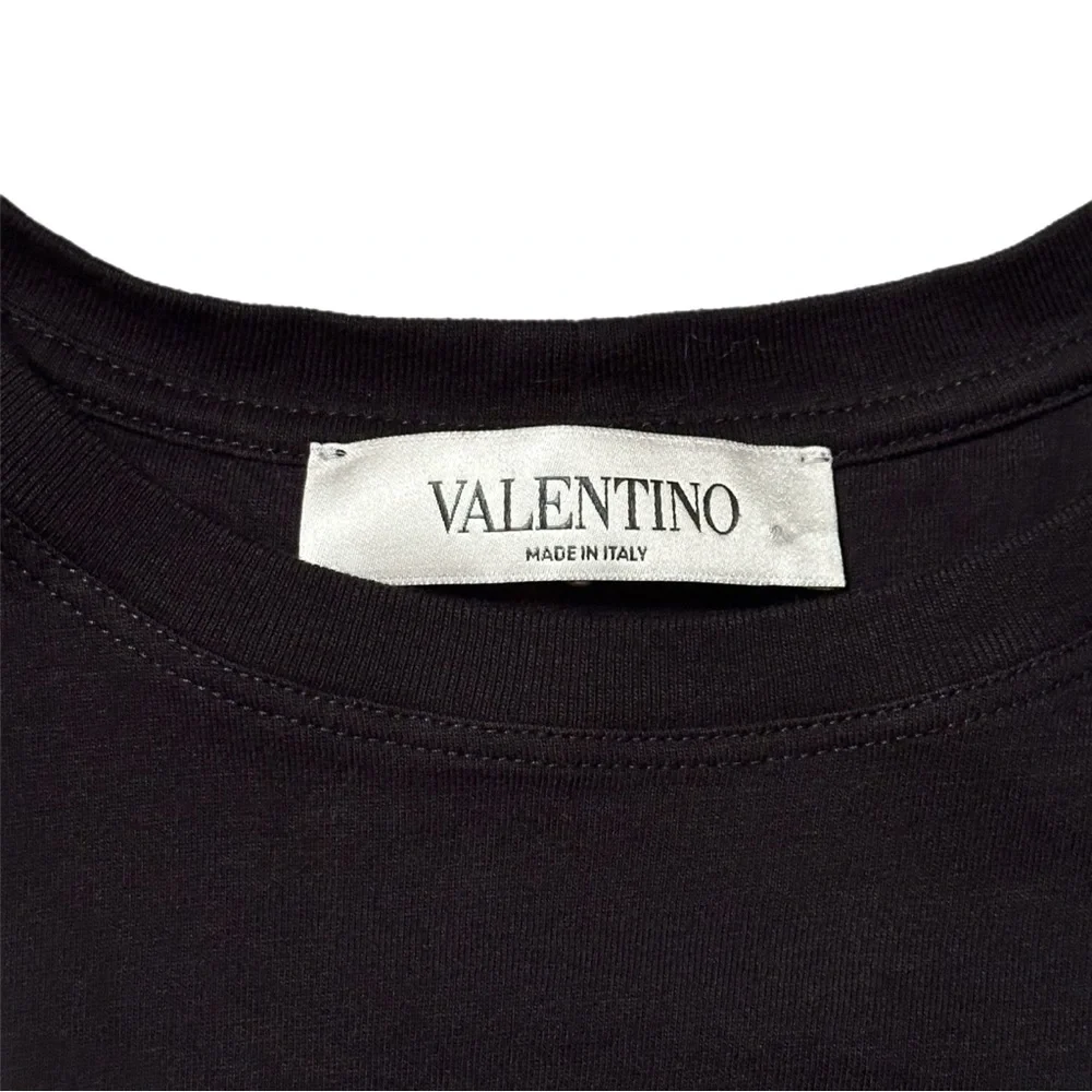 Valentino MoonLover Print Black T-shirt Women’s Size XS - Picture 3 of 6
